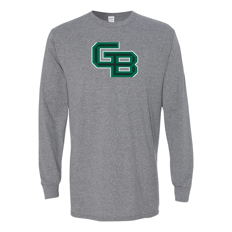 Men's Wisconsin Green Bay Phoenix Gildan Heavy Cotton Long Sleeve T-Shirt